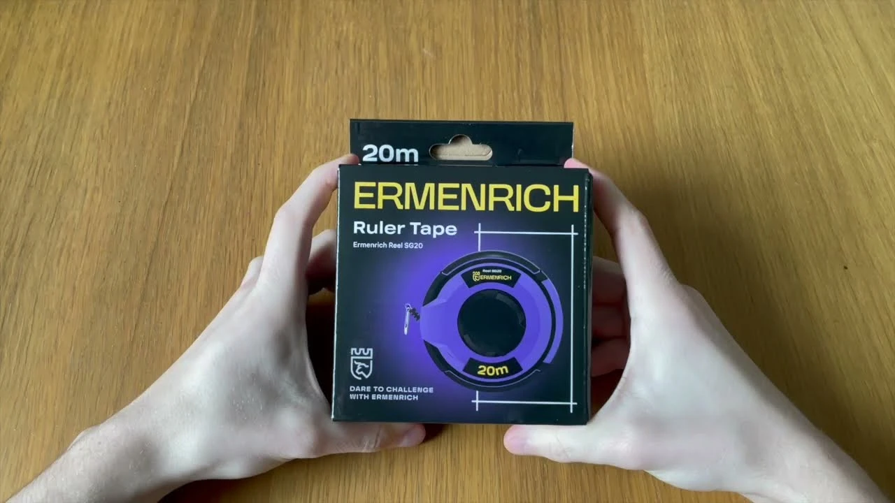 Рулетка Ermenrich Reel SG20 | Ermenrich – видео распаковки