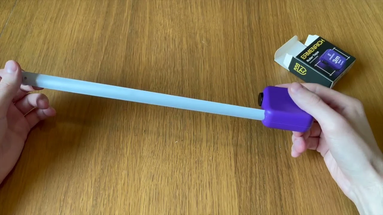 Рулетка Ermenrich Reel SW30 | Ermenrich – видео распаковки