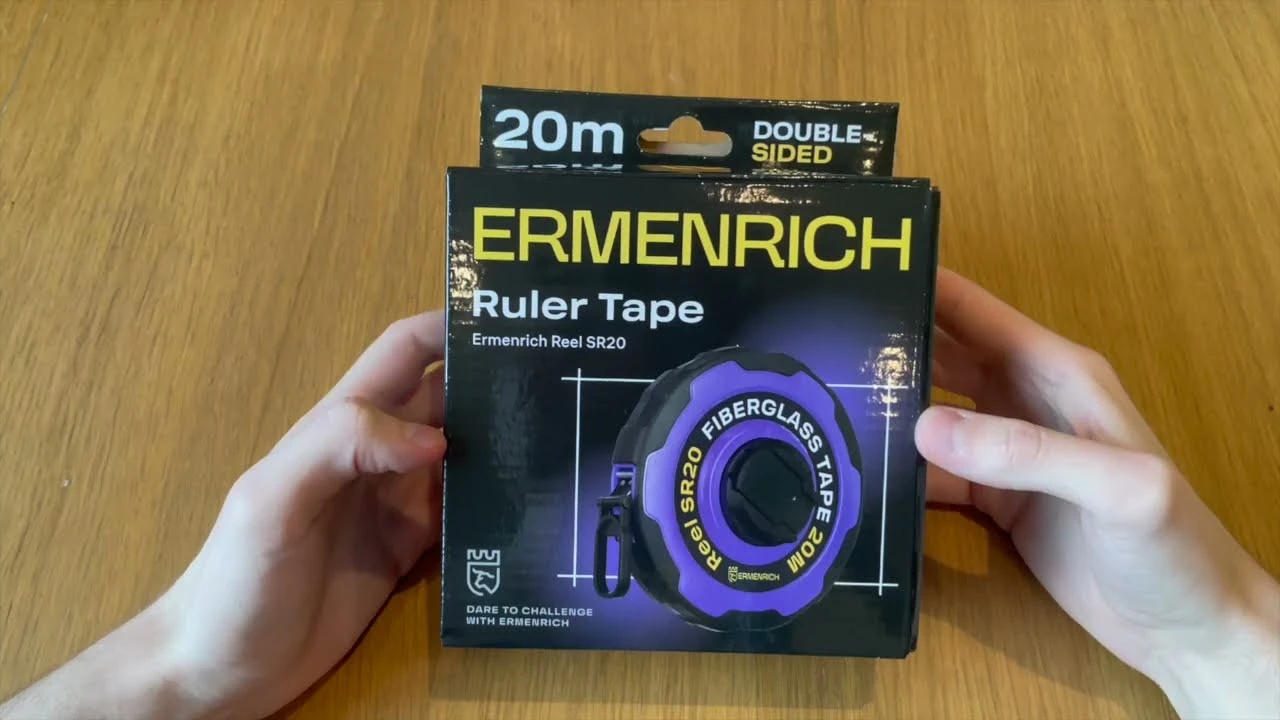 Рулетка Ermenrich Reel SR20 | Ermenrich – видео распаковки