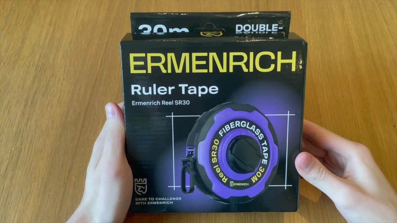 Рулетка Ermenrich Reel SR30 | Ermenrich – видео распаковки