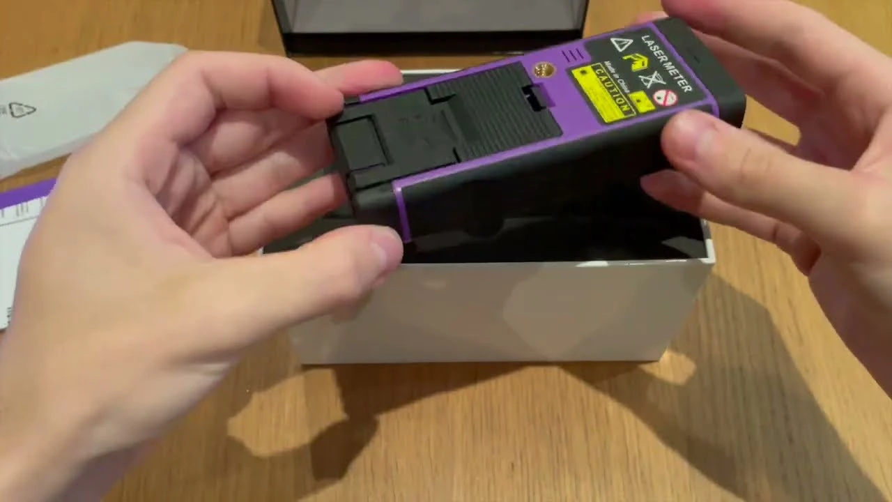 Лазерная рулетка Ermenrich PRO LR200, с камерой | Ermenrich – видео распаковки